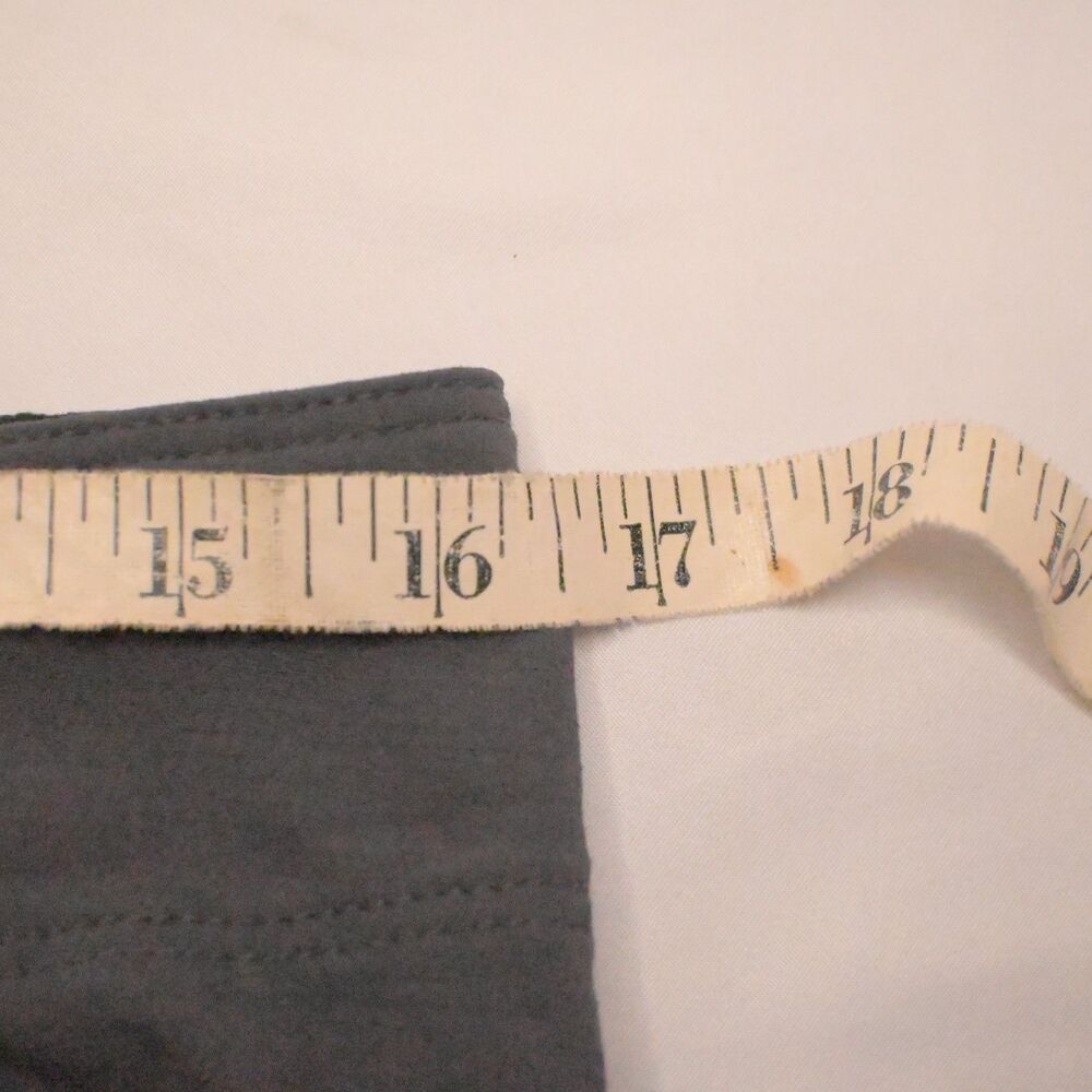 LL Bean Pants Womens 10 Gray‎ Vista Trekking Cargo Hiking Outdoor Roll Tab Pants - Picture 5 of 7